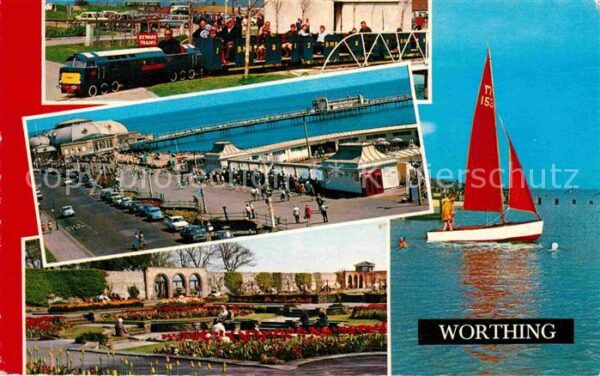 Worthing West Sussex Seepromenade Seebrücke