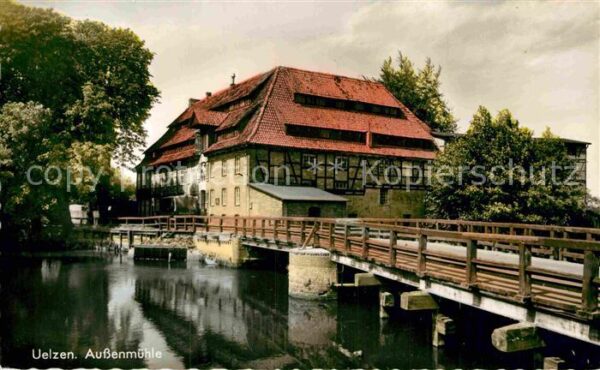 Uelzen Lueneburger Heide Aussenmühle Brücke