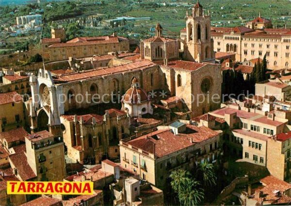 Tarragona Fliegeraufnahme Cathedrale
