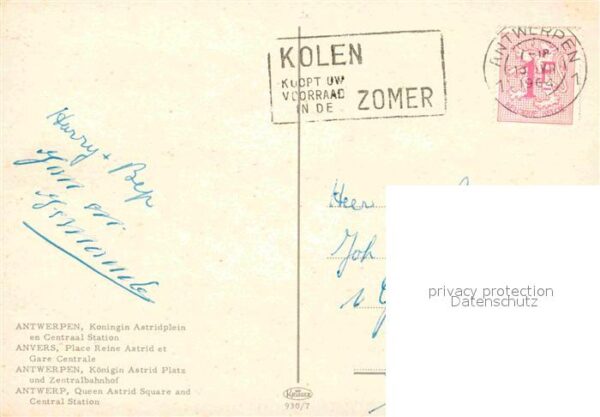 Antwerpen Anvers Koningin Astridplein en Centraal Statio – Bild 2
