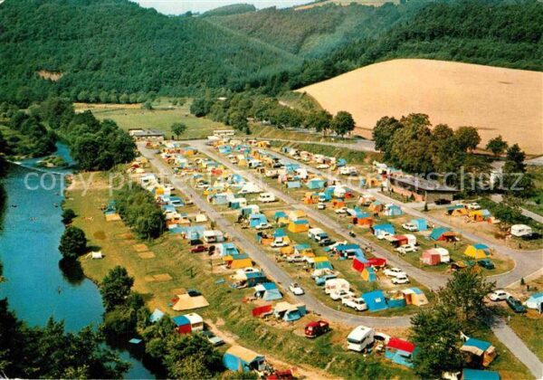 Vianden Fliegeraufnahme Camping