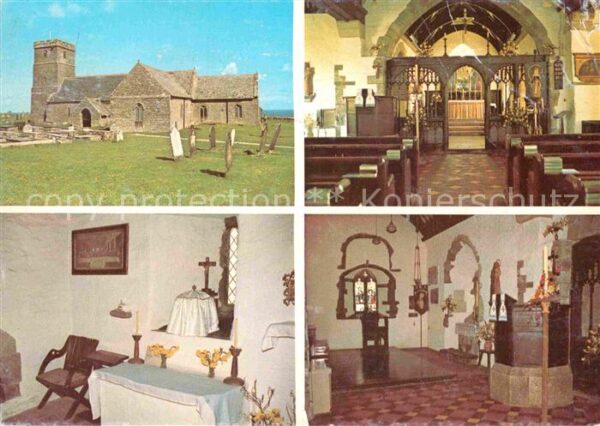 Tintagel Saint Materianas Church Cornwall