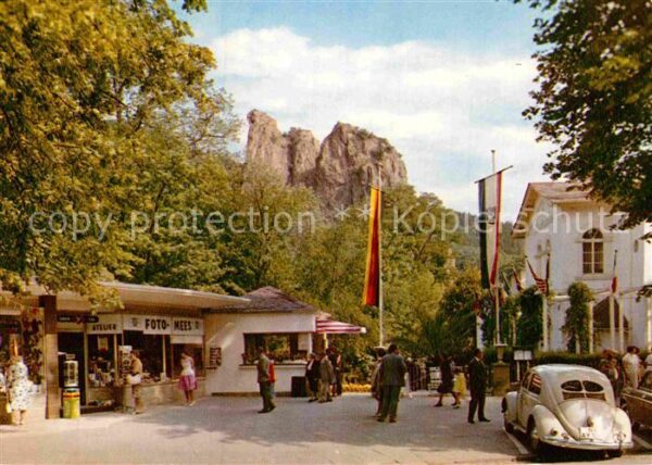 Bad Muenster Stein Ebernburg Eingang zum Kurpark