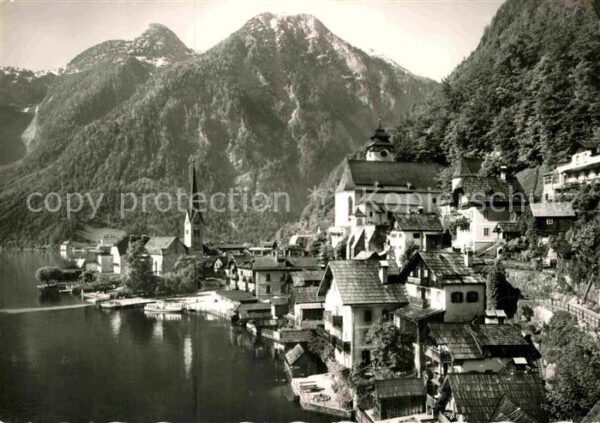 Hallstatt Austria Partie am See