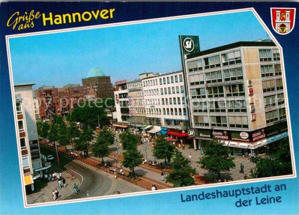 Hannover Georgstrasse mit Anzeigerhochhaus