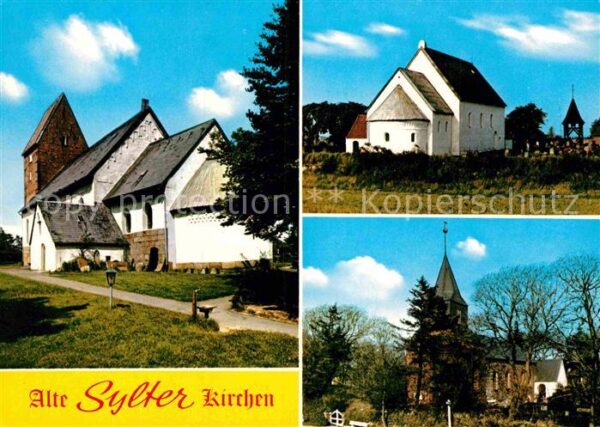 Keitum Sylt alte Sylter Kirchen Severin- Martin-, N