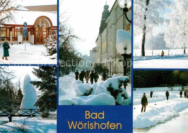 Bad Woerishofen Kneippheilbad im Winter Eisstockschieße