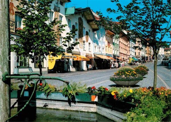 Bad Toelz Alststadt Marienbrunnen Marktstrasse
