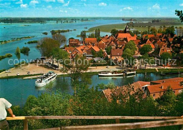 Hitzacker Elbe Blick vom Weinberg