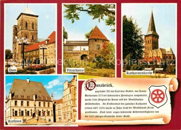 Osnabrueck Dom Vitischanze Katharinenkirche Rathau