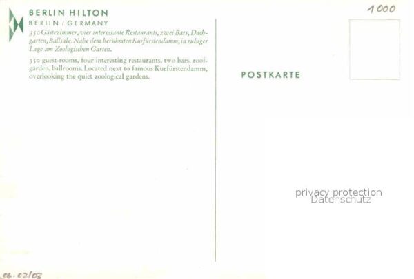 Berlin Hilton Hotel – Bild 2