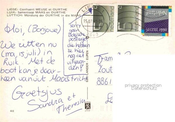 Liege Luettich Fliegeraufnahme Meuse et Ourthe – Bild 2