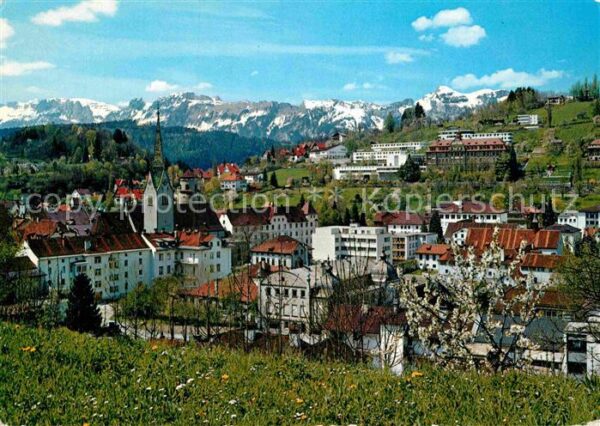Feldkirch Vorarlberg mit Kreuzbergen und Hohen Kasten