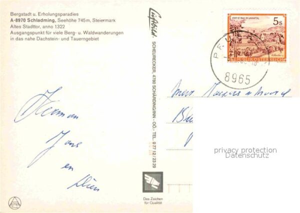 Schladming Obersteiermark Stadttor Dachstein- und Tauerngebiet – Bild 2