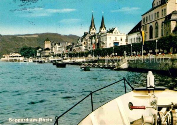 Boppard Rhein Rheinpartie Anlegestellen