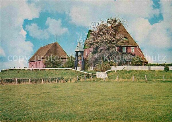 Hooge Hallig Kirchwarft