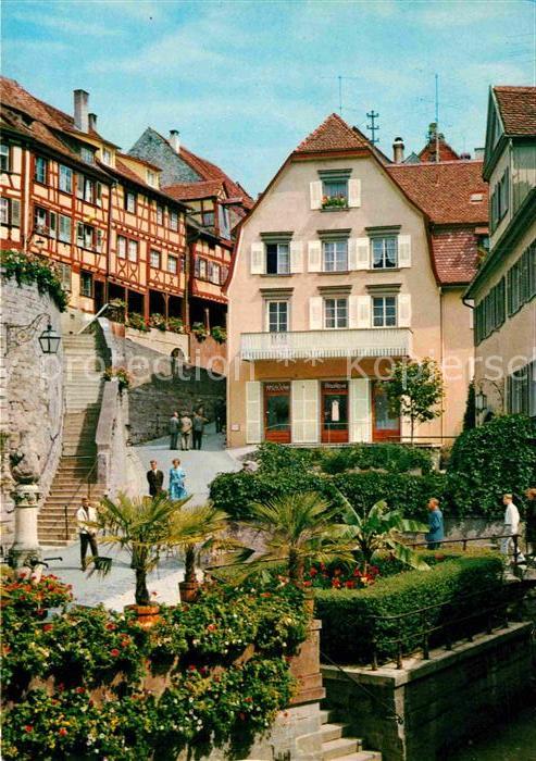 Meersburg Bodensee Steigstrasse beim Bärenbrunnen