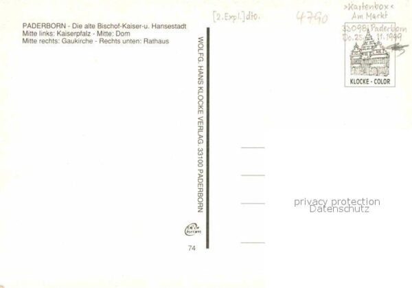 Paderborn Fliegeraufnahme Kaiserpfalz Dom Gaukirc – Bild 2