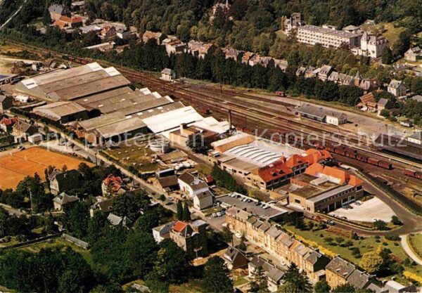 Spa Liege Fliegeraufnahme Embouteillage Bottelari