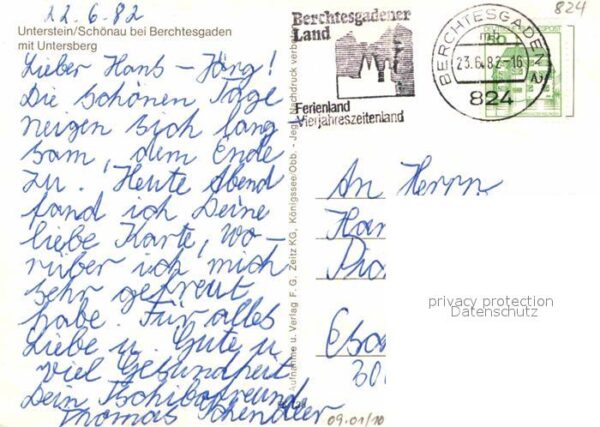 Unterstein Schoenau Ortspartie mit Untersberg – Bild 2