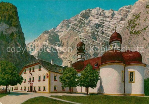 Watzmann Wallfahrtskirche und Wirtshaus St. Bart