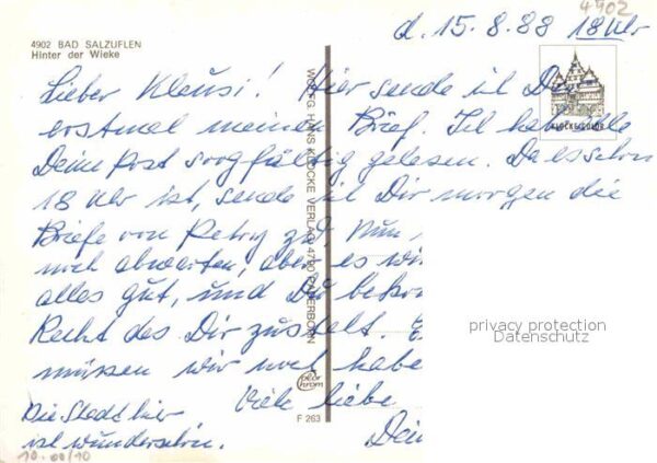 Bad Salzuflen Hinter der Wieke Fachwerk – Bild 2