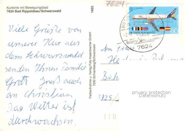 Bad Rippoldsau Schwarzwald Kurklinik mit Bewegungsbad – Bild 2