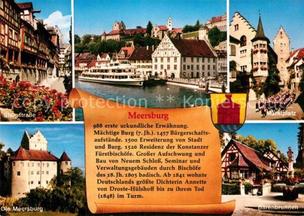 Meersburg Bodensee Steigstrasse Marktplatz Meersburg Bären