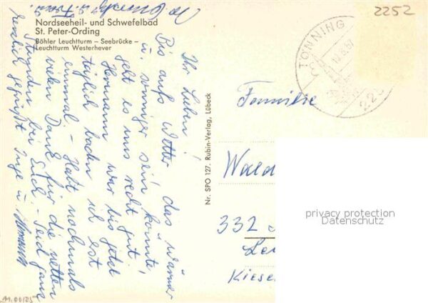 St Peter-Ording Böhler und Westhever Leuchtturm Seebrüc – Bild 2