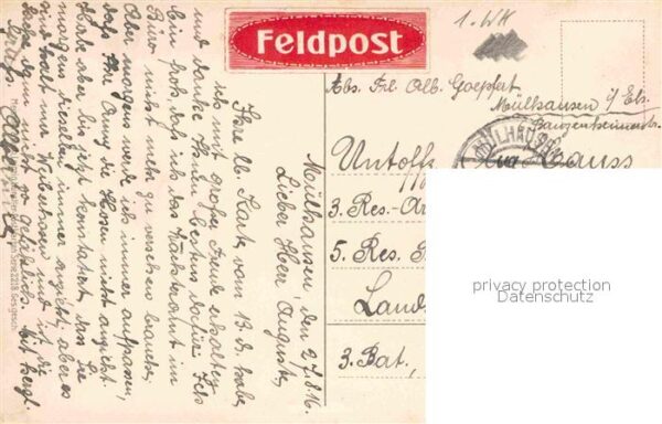 Blumen Veilchen Litho – Bild 2