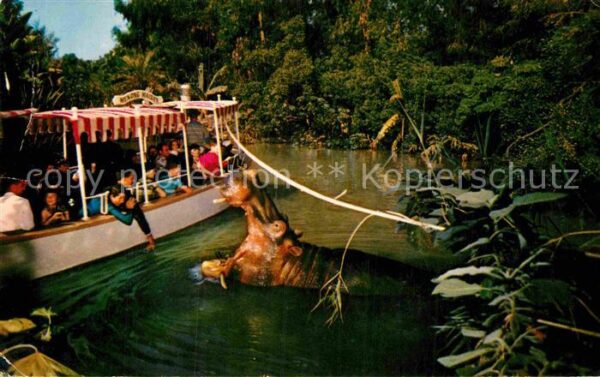 Disneyland California Explorer's Boat Hippo Rivers of the Wor