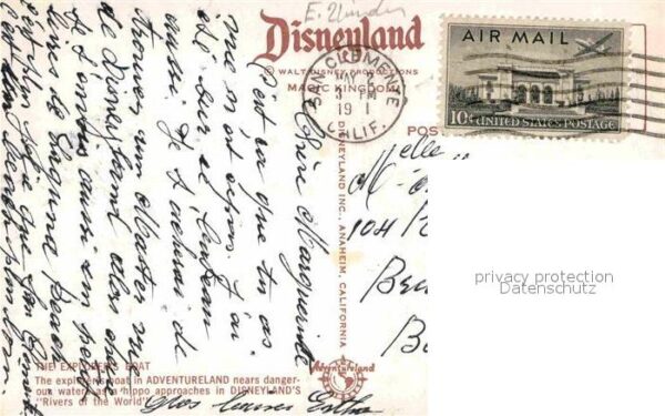 Disneyland California Explorer's Boat Hippo Rivers of the Wor – Bild 2