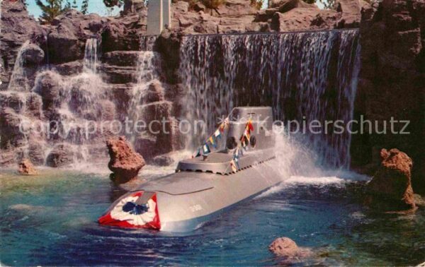 Disneyland California Submarine Falls Seven Seas