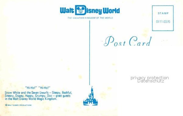 Walt Disney World Snow White Seven Dwarfs – Bild 2
