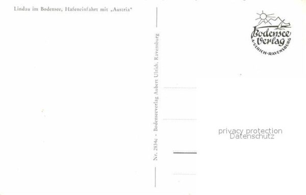Motorschiffe Austria Lindau Bodensee Hafeneinfahrt – Bild 2