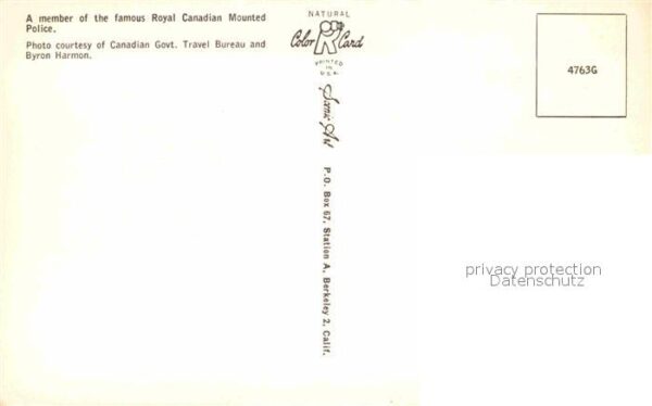 Polizei Royal Canadian Mounted Police – Bild 2