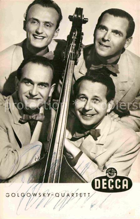 Saenger Band Golgowsky-Quartett Autogramme