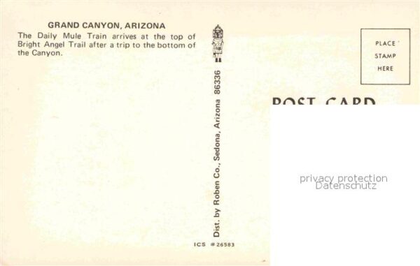Cowboys Grand Canyon Arizona Daily Mule Train B – Bild 2