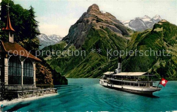 Dampfer Seitenrad Tellskapelle Gitschen Urirotstock