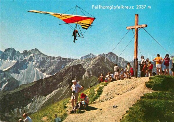 Drachenflug Oberstdorf Fellhorngipfelkreuz