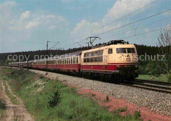 Eisenbahn Elektro-Schnellzuglokomotive 103 176-4