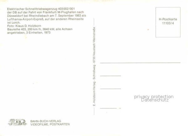 Eisenbahn Elektrischer Schnelltriebwagenzug 40300 – Bild 2