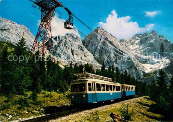 Zahnradbahn Seilbahn Bayerische Zugspitzbahn Zugspi