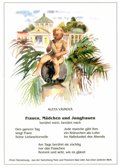 Gedicht auf AK Frauen Mädchen und Jungfrauen Alena Vav