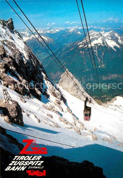 Seilbahn Tiroler Zugspitzbahn Ehrwald