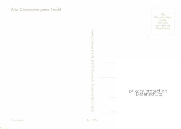 Trachten Bayern Oberammergau – Bild 2