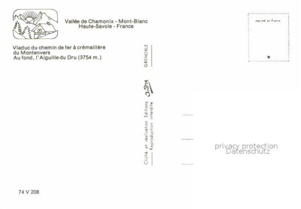 Zahnradbahn Chemin de Fer a Cremaillere Montenvers – Bild 2