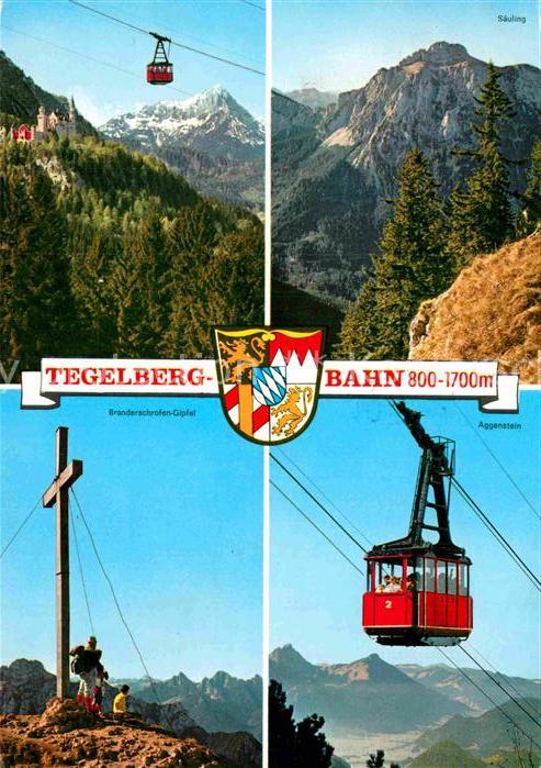 Seilbahn Tegelberg Säuling Aggenstein Brandersch