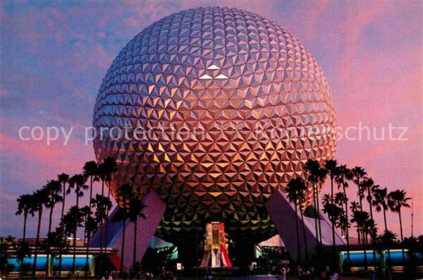 Walt Disney World Spaceship Earth Epcot Center