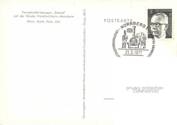 Eisenbahn Fernschnelltriebwagen Roland – Bild 2